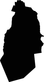 La Paz Argentina silhouette map vector