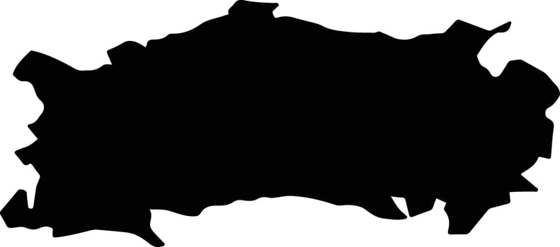 LIVEZENI Romania silhouette map vector