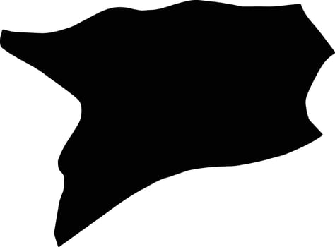 Mahmudiye Turkey silhouette map vector