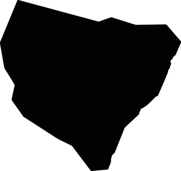 Maragogi Brazil silhouette map vector