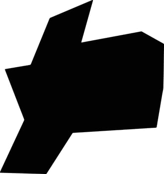 Mariano Moro Brazil silhouette map vector
