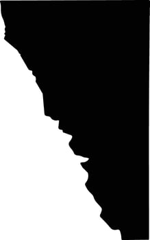 Maverick United States silhouette map vector