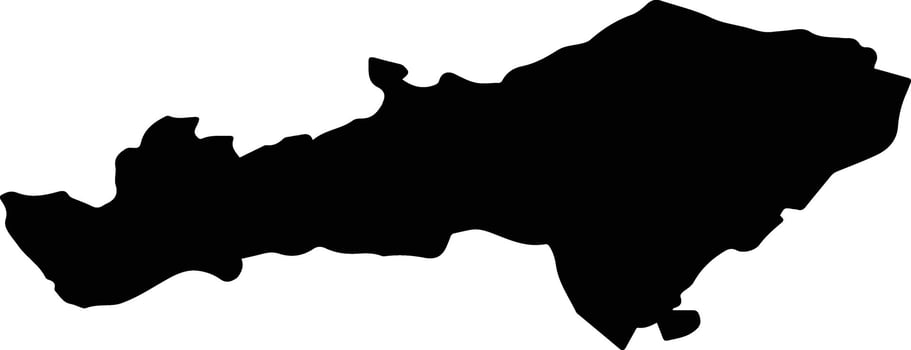MILCOIU Romania silhouette map vector