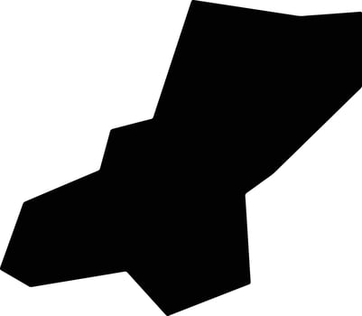 Mirador Brazil silhouette map vector