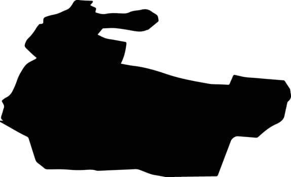 Miren Kostanjevica Slovenia silhouette map vector