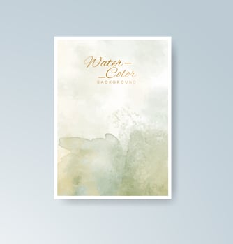 Clean design layouts enhanced with artistic watercolor. vector