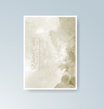 Artistic card backgrounds with abstract watercolor forms. vector