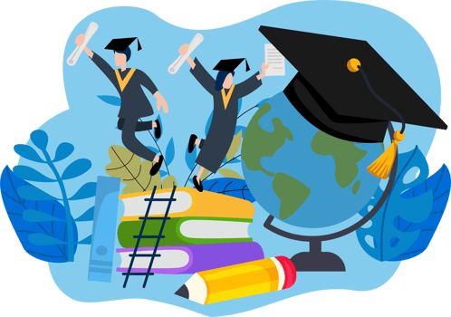 college student graduation background. graduation background. Flat university background. college students png