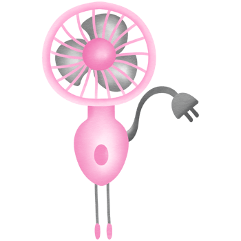 fan electric hand drawn illustration png