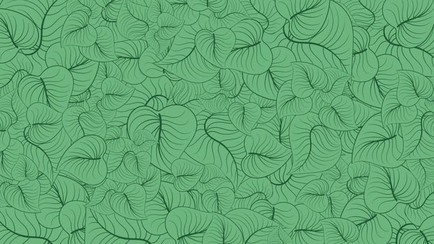 nature pattern with green leaves. illustration for your design vector