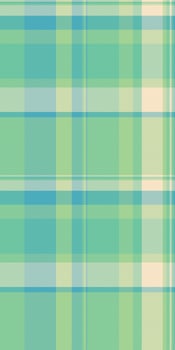 Relax background seamless plaid, strong check textile tartan. Sample texture fabric pattern in green and mint colors. vector