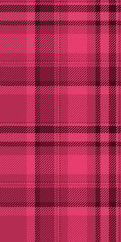 Hippy fabric texture , fashionable plaid seamless pattern. Loft check background tartan textile in red and temptation colors. vector