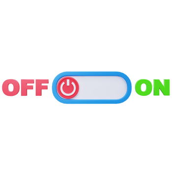 3D Icon Switch with ON-OFF png