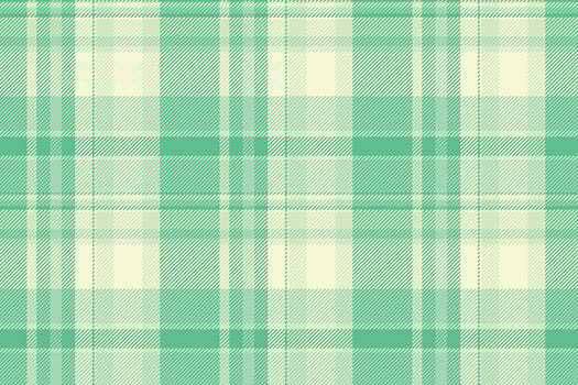 Checkered pattern tartan fabric, africa seamless textile check. Vertical background plaid texture in mint and green colors. vector