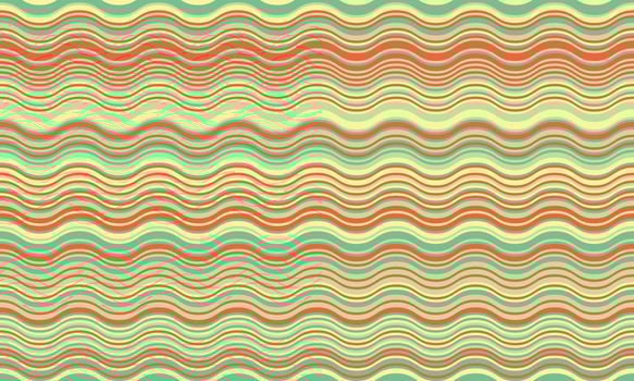 Abstract wavy stripes background in pastel colors. Perfect for website banners, social media posts, textile design, or any project needing a calming, retro vibe. vector