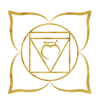 Root chakra Muladhara with golden texture and Sanskrit letters in the center. Healing energy balance. Hand-drawn watercolor illustration. Ethnic Indian pattern png