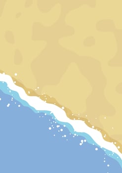 Abstract sea and sand background design vector