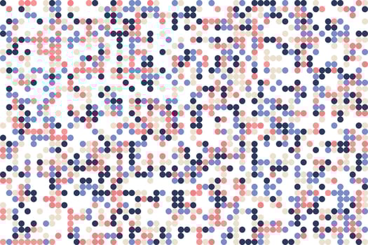 A colorful seamless mosaic pattern with vibrant dotted circles, perfect for creative backgrounds and decorative designs vector
