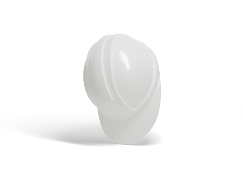 Construction Safety Helmet for Logo Branding Presentation png