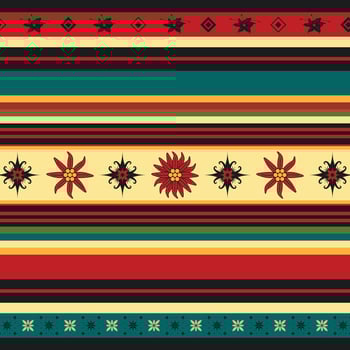floral custom tribal pattern ethnic ornaments art wallpaper coloful background suitable for fabric textile printing vector