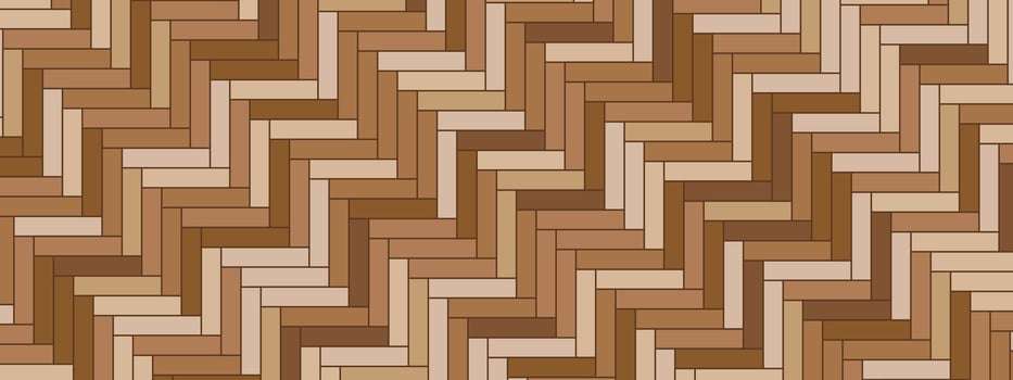 Classic wooden parquet in herringbone layout. Seamless floor pattern with natural wood grain effect. Perfect for interior mockups and design projects. vector