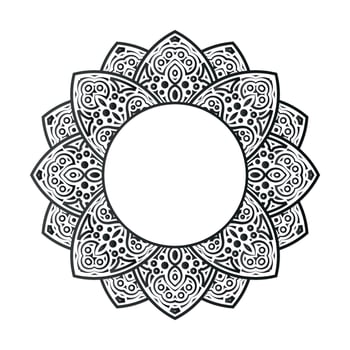 decorative circle lines border background. vector
