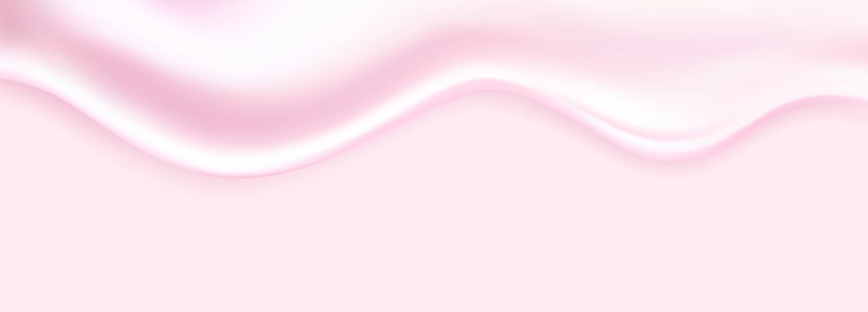 A pink liquid wave background with a white background vector