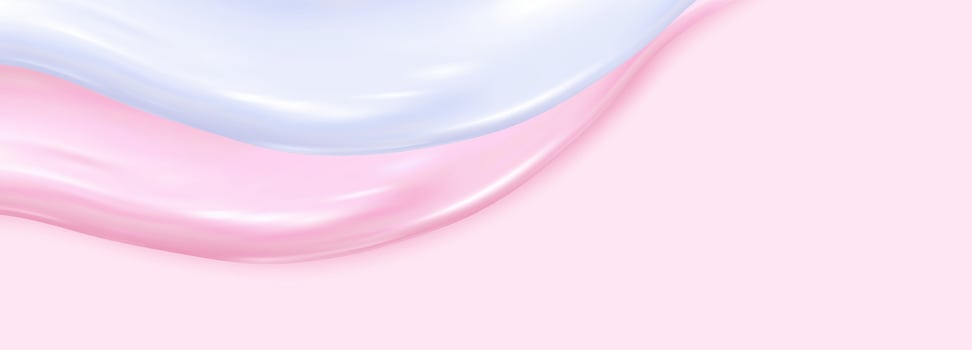 A pink and blue liquid on a pink background vector