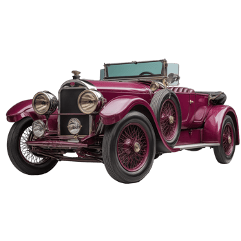 Antique Car Isolated on transparent background png