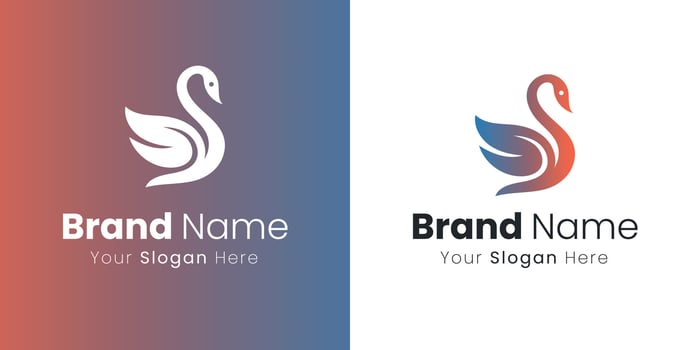 Elegant Swan Logo Designs for Brand Identity Creation and Stylish Visual Communication vector