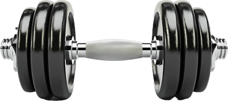 Modern Adjustable Dumbbell for Weightlifting and Fitness Training png