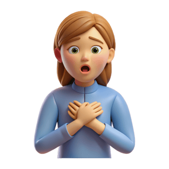 Painful Chest Cartoon png