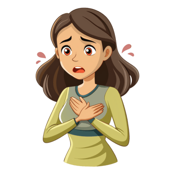 Cardiovascular Issue Cartoon Woman png