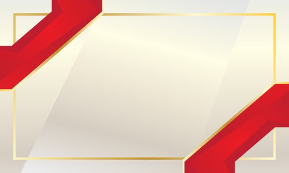 Luxury background with elegant red frame vector