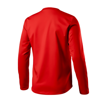 Red Bomber Jacket Back View on transparent Background png