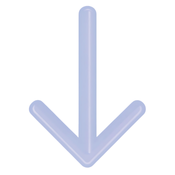 Rendered Light Blue Down Arrow Icon Design png