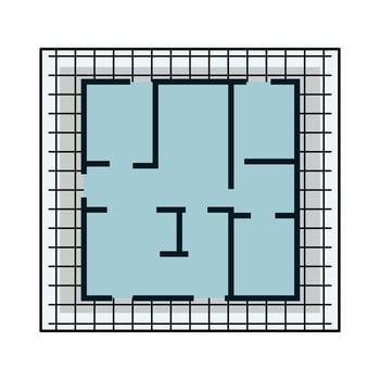 illustration of Blueprint Plan vector