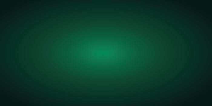 Dark Emerald Green Gradient Background with Glowing Light in the Center vector