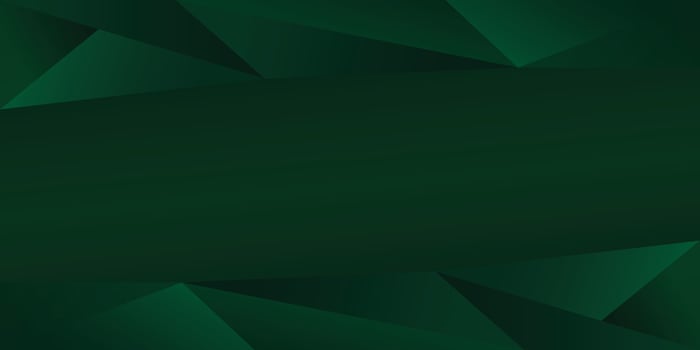 Dark emerald green abstract geometric shapes border background vector
