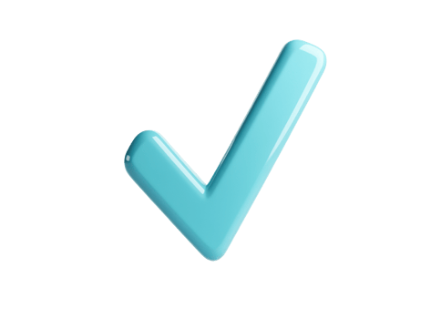 Bright check mark symbol for approval or confirmation purposes png