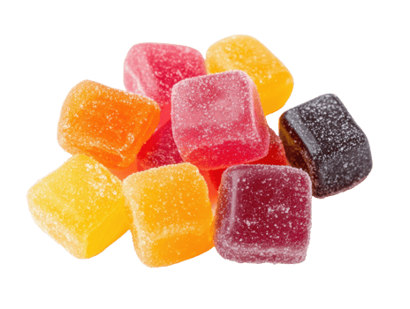 Colorful gummy candies for sweet treats and special occasions png