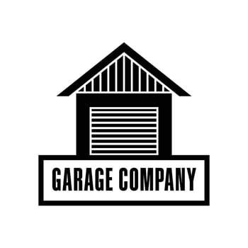 garage door logo design concept creative idea vector