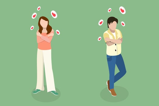 3D Isometric Flat Conceptual Illustration of Selflove, Psychology Therapy, Positive thinking vector