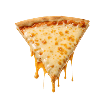 Delicious Melted Cheese Pizza Slice Dripping with Gooey Goodness A Mouthwatering Culinary Delight png
