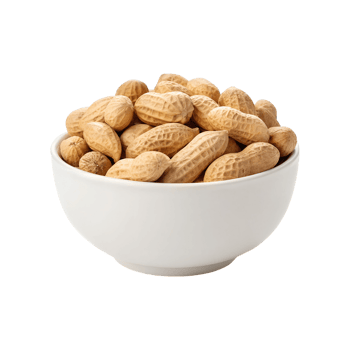 A Bowl of Roasted Peanuts Ready to Eat Delicious Snack Food png