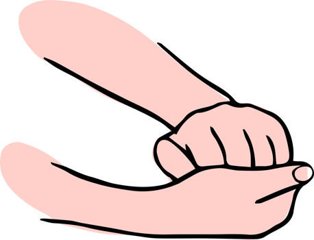 Proper hand washing. Hand-drawn illustration in doodle style png