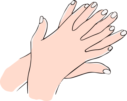 Hand washing rules. Hand-drawn illustration in doodle style png