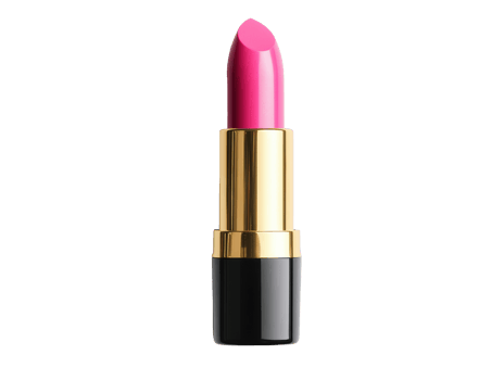 Bold pink lipstick for vibrant makeup looks and beauty essentials png