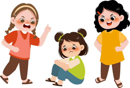 Kids Bullying Illustration png