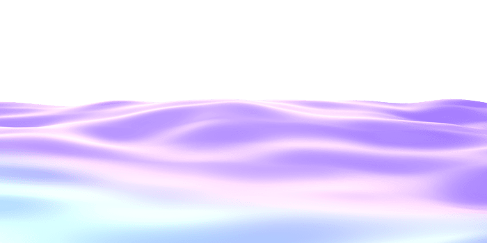 Undulating waves in pastel purple gradients, Minimalist surreal landscape with smooth fluid like surface, perfect for modern background png